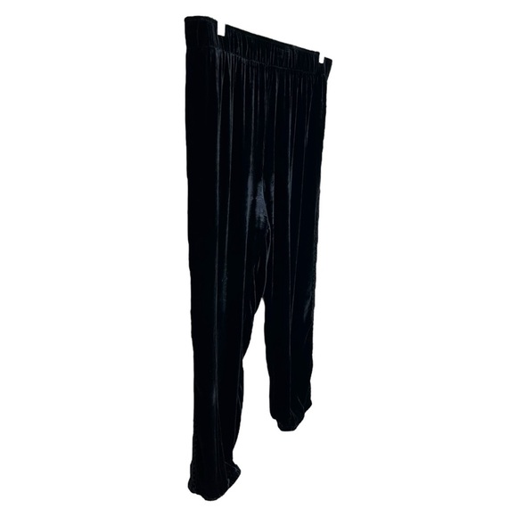 Johnny Was - Women’s Velvet Jogger Pants, Boho, Embroidered - Black, X-Large - Picture 8 of 17